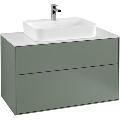 Villeroy & Boch Finion meuble sous lavabo, 2 tiroirs, avec
