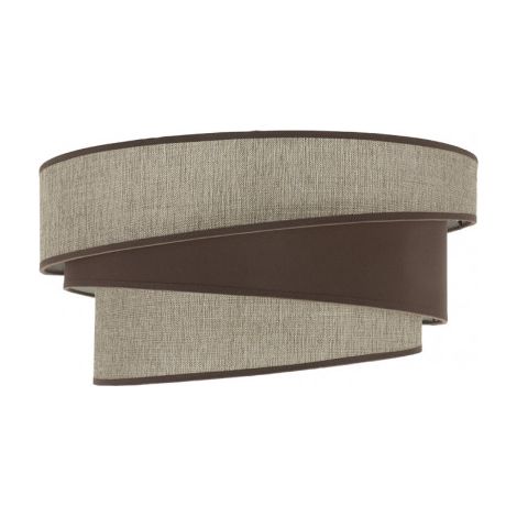Hänge/Stehlampenschirm wohnzimmer e27 hara braun 40dx30dx20h