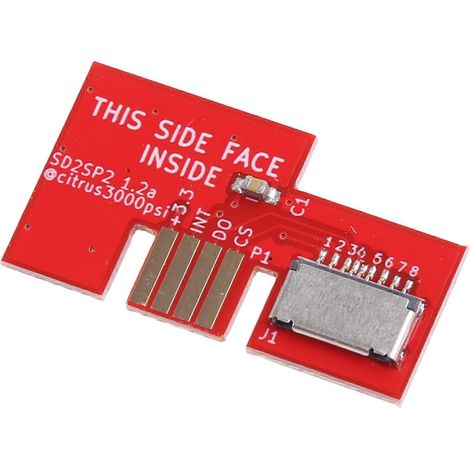 Adaptateur de remplacement pour carte micro SD, lecteur de carte TF pour Game Cube NGC SD2SP2 (1/4)