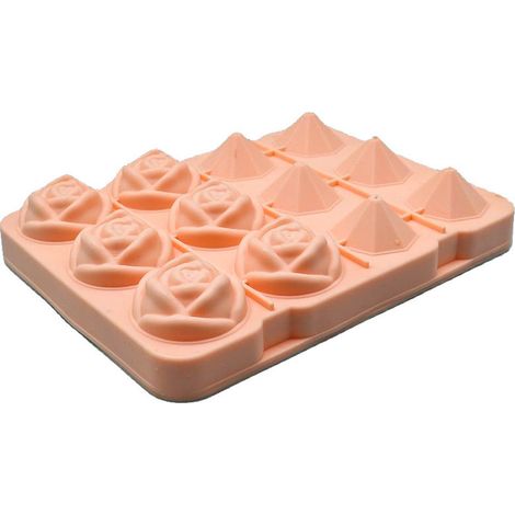 Diese 3D-Eismaschine in Rosenform, die diamant- und blütenförmige Eiswürfel herstellen kann, sowie diese Eishockeymaschine aus Silikon eignen sich für Familien mit einer Bar.