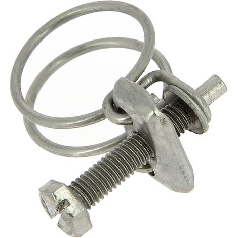 Collier double fil inox Ø20 à 24mm
