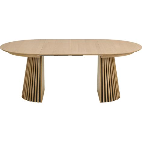 KAIRN-Table extensible 6/8 personnes ø120cm (160/200 ) chêne (1/5)