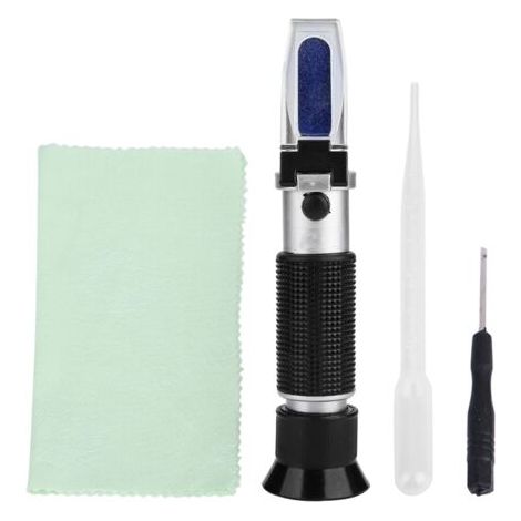 Réfractomètre Brix portable RZ120, testeur de sucre pour bière, vin et jus de fruits, 0-32 % ATC (1/5)