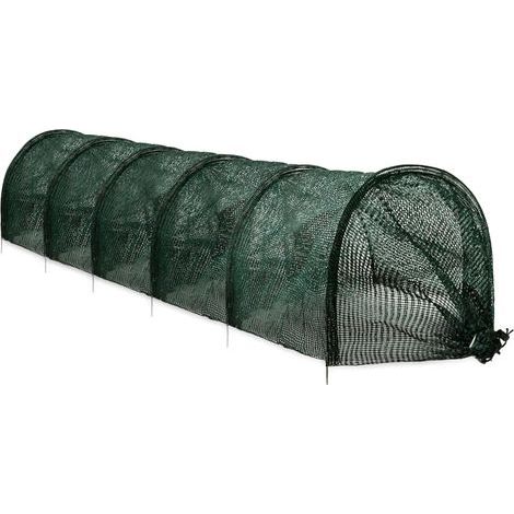 Faltbares Gewächshausnetz für Gemüsetunnel, Insektenschutznetz, grünes Gemüsenetz, Schutz für Schmetterlinge und Vögel, 45 x 300 cm (1/5)