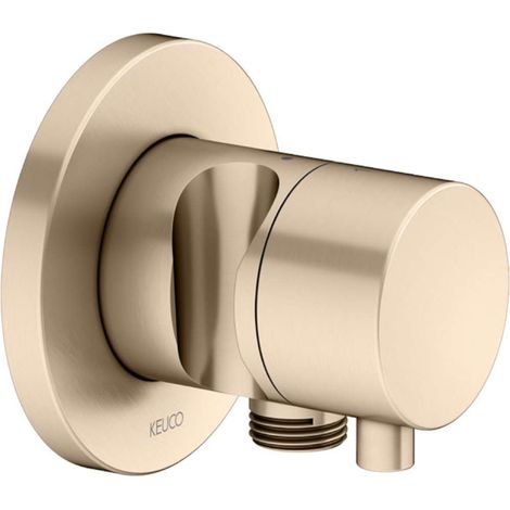 Valvola deviatrice a 2 vie IXMO DN 15, UP, con maniglia IXMO Rosetta comfort rotonda bronzo spazzolato KEUCO (1/2)