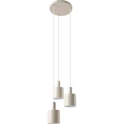 [GEBRAUCHT] B-Ware Lindby Hängelampe Ovelia Beige Rund Hängeleuchte Leuchte Pendellampe Lampe E27
