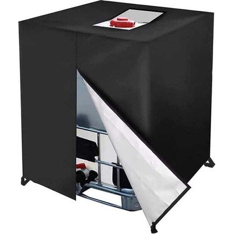 Bache cuve IBC 1000L, XU, 420D anti-UV anti-poussière, Avec fermeture éclair 120x100x116cm, produit qualité supérieure, durable et fiable, matériaux sélectionnés , satisfaction garantie - KZ (1/4)