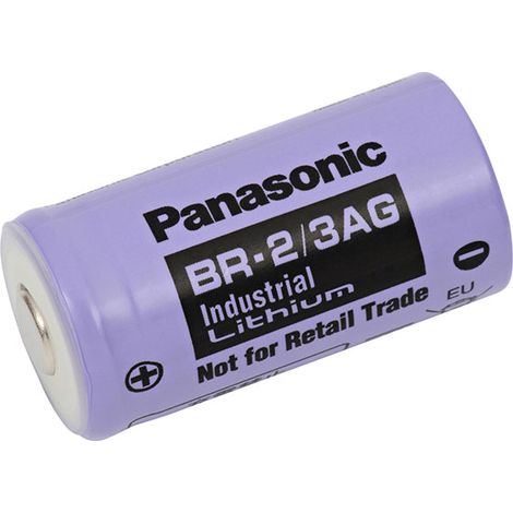 Batteria PANASONIC size 2/3A Li-Ion BR17335 3V 1,45Ah BR-2/3AG