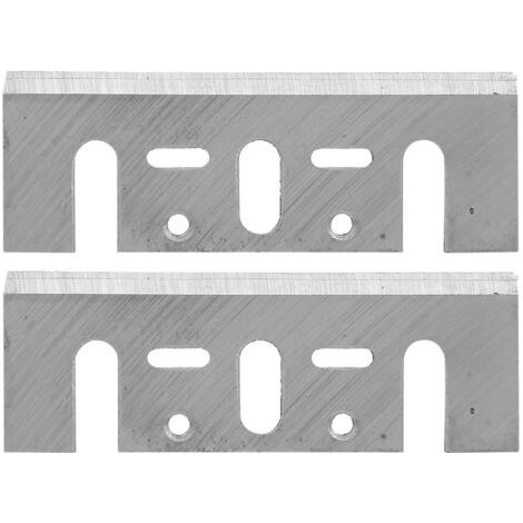 Paire de lames de rechange HSS pour raboteuse électrique manuelle à main, compatibles avec la plupart des modèles (1/5)