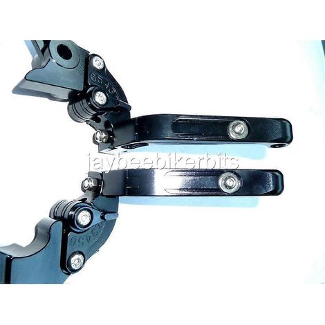 LEVIERS DE FREIN ET D'EMBRAYAGE PLIABLES ET EXTENSIBLES POUR SUZUKI GSX-S750 2011-19 COURSE ROUTE CIRCUIT ( )