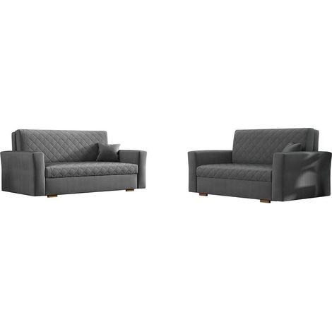 Conjunto de muebles tapizado Columbus 150, Zanzibar 182, Función de descanso, 0, Almacenaje, Tapiz, Muebles ya montados (1/5)