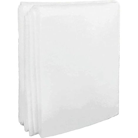 Kit de filtre de ventilation avec filtration électrostatique, 200 cm x 100 cm, filtre en coton et ruban de montage pour grilles d'admission d'air et aérations de climatisation, ajustement