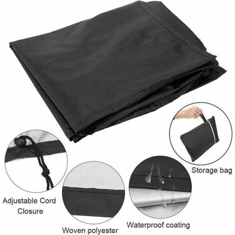 Housse Barbecue - 80 x 66 x 100 cm - Protection UV Eau Humidité Vent - Pour Grill Extérieur Jardin Patio - 1 Pièce (1/4)