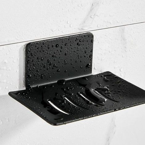 HONORNIC - Porte Savon Mural sans Perçage Porte-Savon Douche en Acier Inoxydable Porte Savon INOX Auto-Adhésif pour Stocker Eponges Brosses (1/5)
