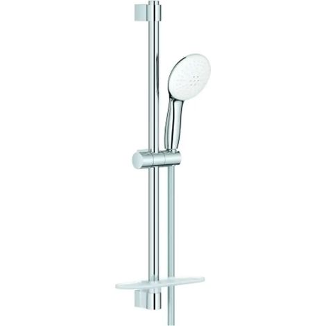 GROHE Set de barra de ducha Tempesta 110 266383 600mm 2 chorros Bandeja WS cromo, 26638003