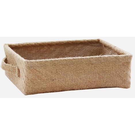 Bacs de rangement avec poignées en corde de coton, panier à jouets en EVA, panier à débris (1/4)