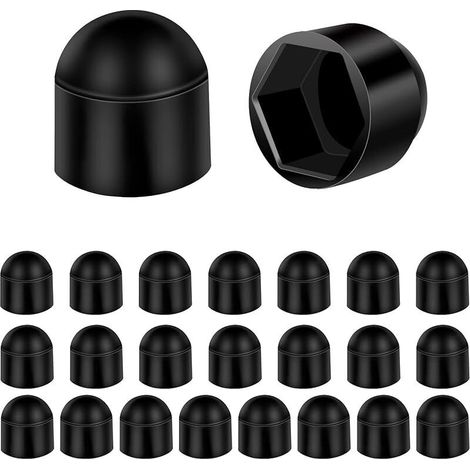 Cache-écrous M6 pour clé de 10 Anthracite 24 pcs Capuchons pour vis M6 pour clés de 10 mm, (1/5)