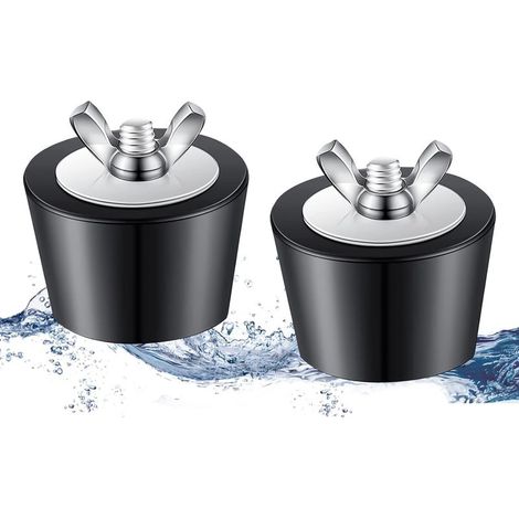 Lot 2 bouchons hivernage piscine – bouchons gel expansion caoutchouc 38mm/1.5 pouce – pour tuyauterie spa (1/5)