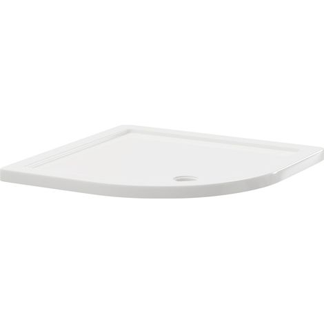 Pearlstone 800mm x 800mm x 40mm Quadrant Shower Tray (1/4)