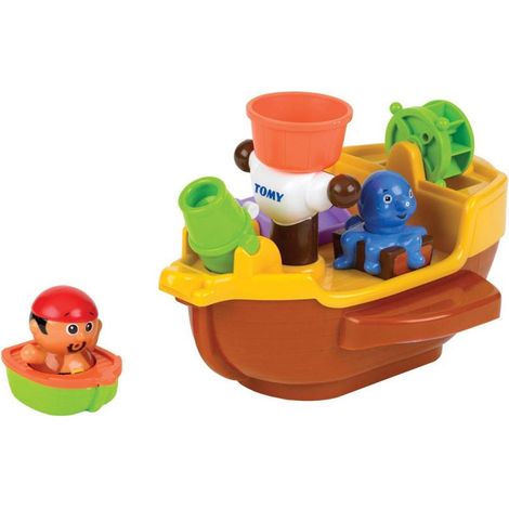Juguete de baño Tomy Aqua FUN con forma de barco pirata E71602 (1/5)