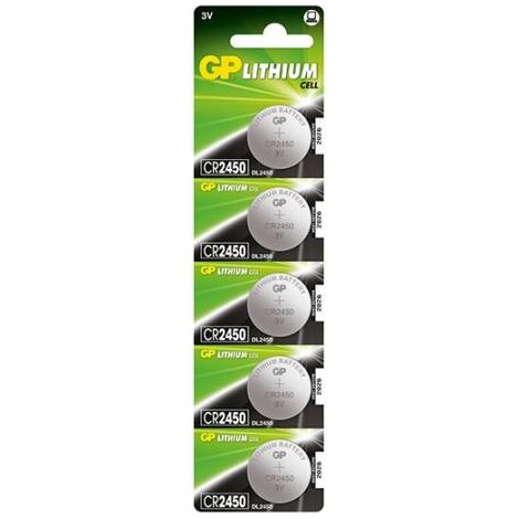 Batteria al Litio a Bottone 3V CR2450 (Blister 5 Pezzi) (1/2)
