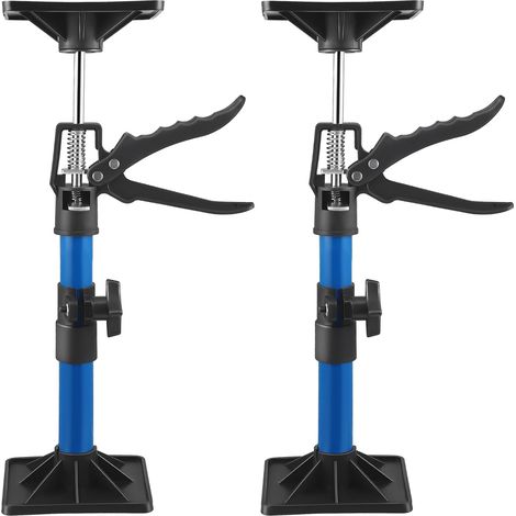 Telescopic Support, 2 Pieces Adjustable Support 30-59 cm Frame Tensioner Maximum Load 40 kg for Ceiling Mounting Plasterboard Cabinets Door Frames (30-59 cm) (1/5)