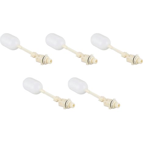5X Mini DN15 1/2 pouce Boîte à bobine Valve à flotteur Raccord Valve de remplissage Valve à flotteur Blanche (1/5)
