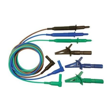 Cliff CIH29915 cables de silicona azul 1,50 m CAT III