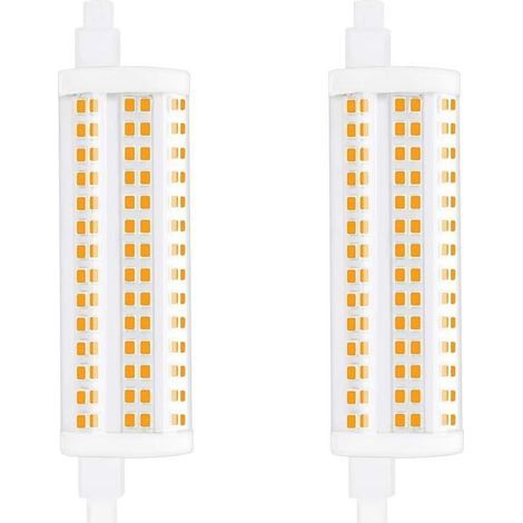 20W 118mm R7s Dimmable LED Bulb J118 Daylight 4000K 2200lm Double Ended Spotlight Equivalent to 200W Halogen Bulb for Home, Living Room, Balcony, Hotel, Restaurant, etc. (2pcs) [Energy Class (1/4)
