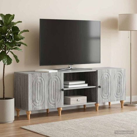 TV-Schränk Graues Sonoma 150 x 31 x 50 cm Holzwerkstoff (1/5)