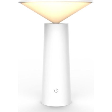 Enowelir Mini Lampe Rechargeable USB avec Interrupteur Tactile et Intensité Variable Veilleuse (1/4)