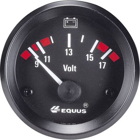 [GEBRAUCHT] B-Ware Equus 842060 Kfz Einbauinstrument Für Auto Voltmeter Spannungsanzeige  9   17 V