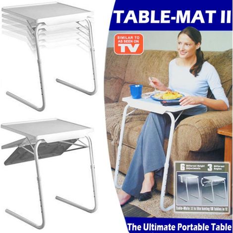 Table Basse Multiusage Réglable Pliante Gain De Place Pour Canapé Et Lit (1/3)