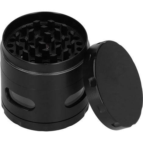 Broyeur à fumée portable en alliage de zinc, outil de broyage et d'écrasement, cadeau noir