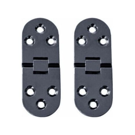 2pcs Flat Folding Table Hinge Zinc Alloy Folding Cabinet Door Hinge (1/5)