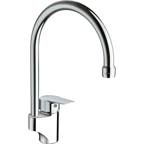 Robinet mitigeur cuisine col de cygne OPEN Chromé - Cristina Ondyna OP52251 (1/2)