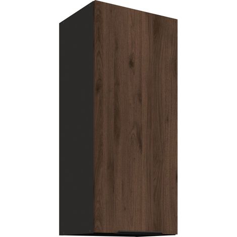 Küchen Hängeschrank 40 cm MONZA Okapi Nußbaum Küche Küchenzeile 90 cm hoch (1/5)