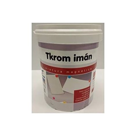 Tkrom Pintura ferromagnética Negro para imán pizarra multisuperficie 750 Ml