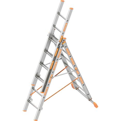 Layher Topic 1040 Allzweckleiter 3x6 Sprossen (1/5)