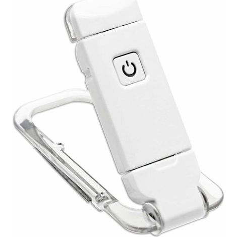 Leselampe, USB-wiederaufladbare Klemmleuchte, flexibler und tragbarer Clip, augenschonendes, weiches Licht, kompakt und robust, ideal zum Lesen im Bett