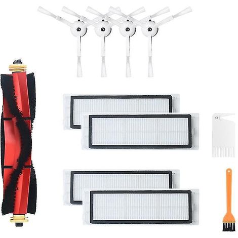 Filtre à brosse principale et à brosse latérale pour Roborock S6 Maxv Xiaomi Mijia 1/1s