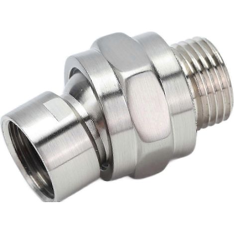 Adaptateur de pommeau de douche en cuivre, vanne inverseuse pour douche, accessoire de douche supérieure pour salle de bain, référence P20250110132 (1/5)