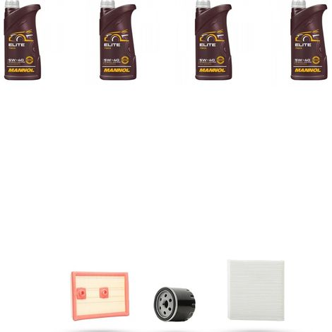 Kit tagliando 4 FILTRI e 4L OLIO compatibile con Audi A3 (8V1,8VK) 1.4 TFSI 8v 110kw dal 2014 (1/4)