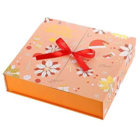 Calendrier de l'Avent, compte à rebours, boîte surprise, bonhomme de neige, breloques plates, idée cadeau de Noël (jaune) (1/5)