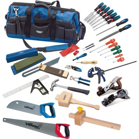 Draper 99242 Professional Carpenter and Joiner Hand Tool Kit with Essential Hand Tools (1/5)