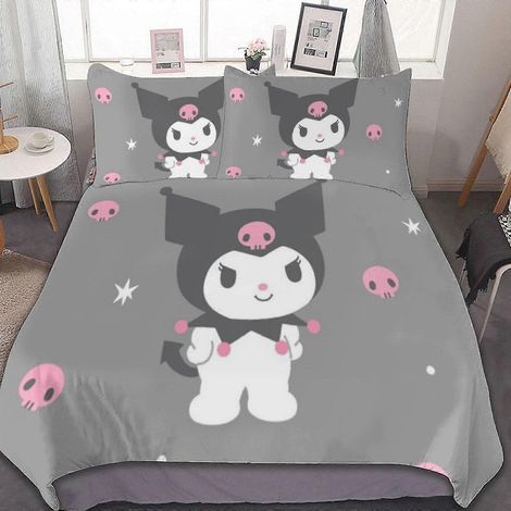 Ensemble de draps 3 pièces comprenant une housse de couette respirante et 2 taies d'oreiller. Ensemble de literie doux toutes saisons, compatible avec certaines marques. (1/4)