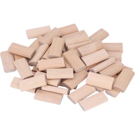 Beech wood dowel plug insert block for woodworking furniture splicing 6x20x40MM 50 pieces (1/5)