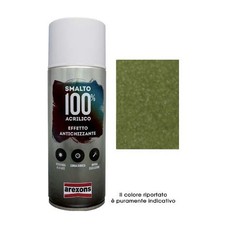 SMALTO SPRAY 100% ACRILICO ANTICHIZZANTE AREXONS - BRONZO ML 400- 6 pezzi