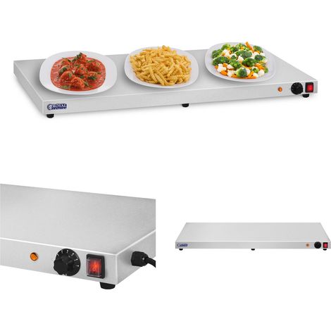 Piastra elettrica, vassoio riscaldante, scaldavivande 600W Royal Catering (1/5)