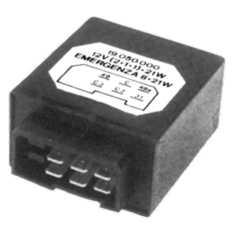 6-poliger elektronischer Schaltkasten 12V - 4X21 W - 8X21 W für Arbeitsmaschinen
